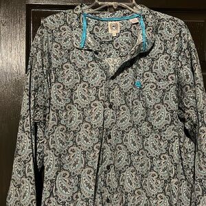 Cinch, extra large, long sleeve button-down western shirt